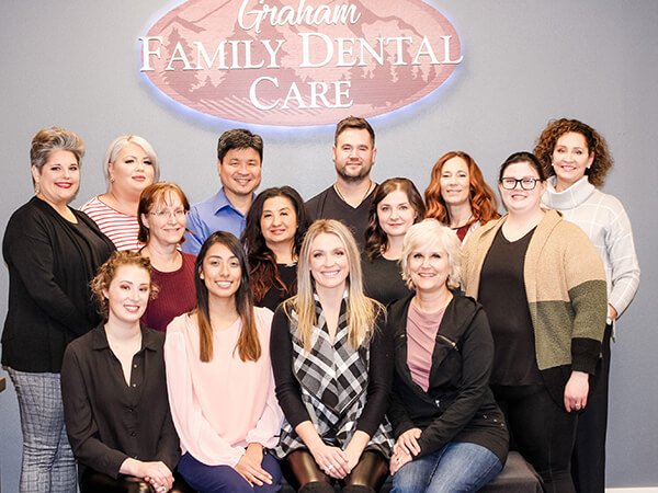 The caring support team at Graham Family Dental Care